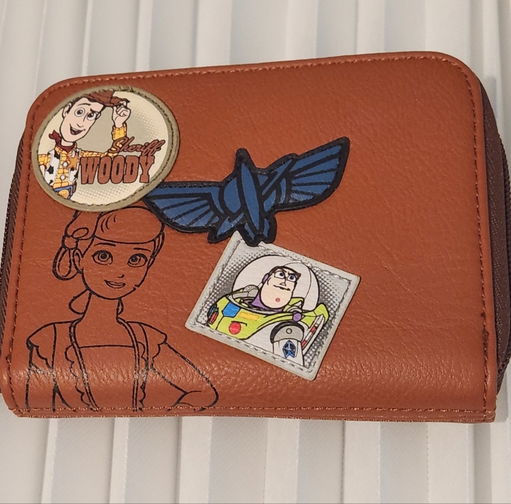 Disney Loungefly Brown Toy Story Themed Women Wallet